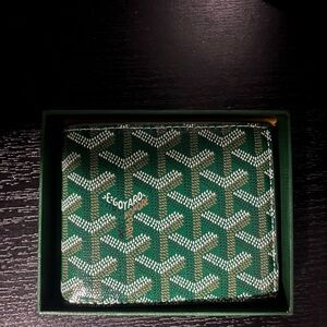Goyard Emerald Green Card Holder